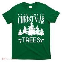 Vintage Farm Fresh Christmas Trees T-Shirt thumb 0