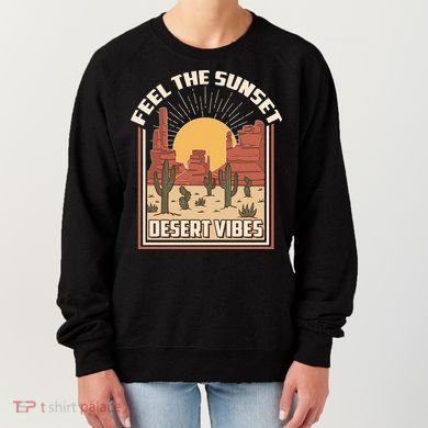 Vintage Feel The Sunset Desert Vibes Women's Sweatshirt