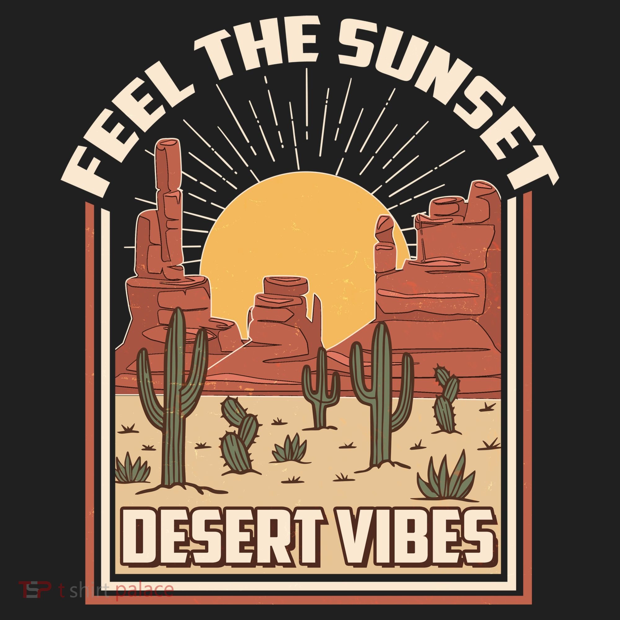 Vintage Feel The Sunset Desert Vibes Hat
