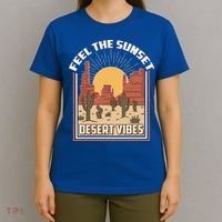 Vintage Feel The Sunset Desert Vibes T-Shirt thumb 4