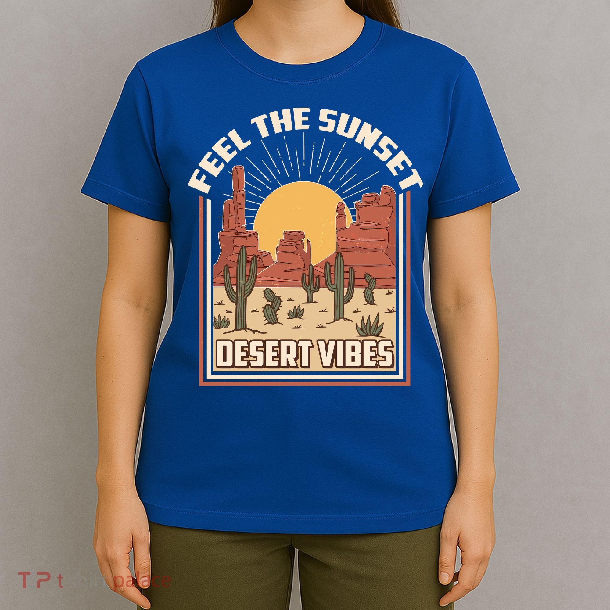 Vintage Feel The Sunset Desert Vibes T-Shirt