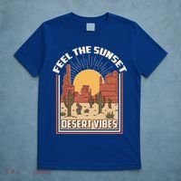 Vintage Feel The Sunset Desert Vibes T-Shirt thumb 5