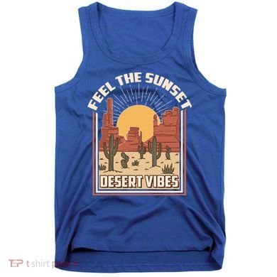 Vintage Feel The Sunset Desert Vibes Tank Top