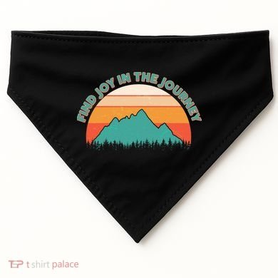 Vintage Find Joy In The Journey  USA-Made Doggie Bandana