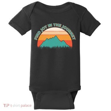 Vintage Find Joy In The Journey  Baby Bodysuit