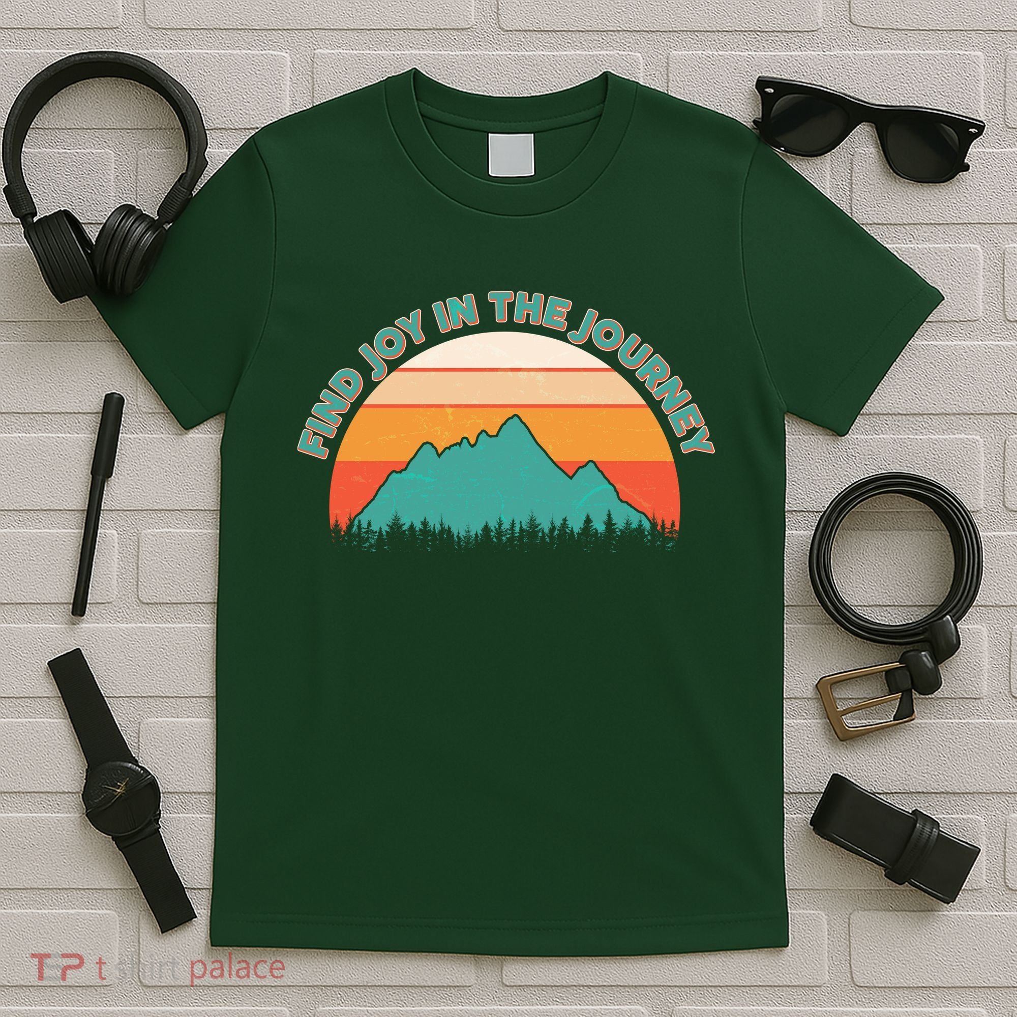 Vintage Find Joy In The Journey  T-Shirt