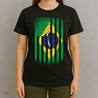 Vintage Flag Of Brazil T-Shirt thumb 4