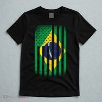 Vintage Flag Of Brazil T-Shirt thumb 5