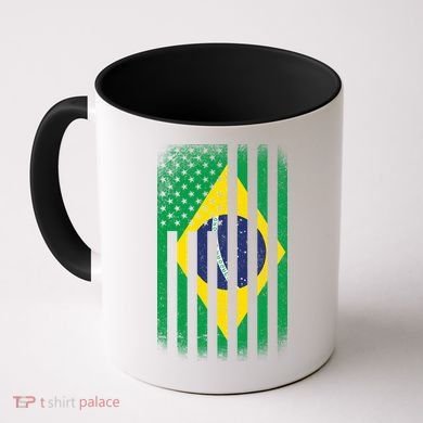 Vintage Flag Of Brazil Coffee Mug