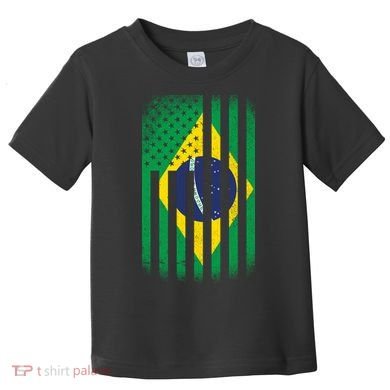 Vintage Flag Of Brazil Toddler T-Shirt