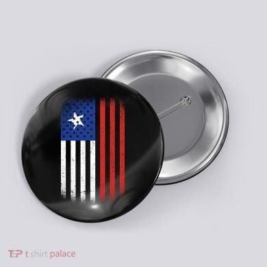 Vintage Flag Of Chile Button