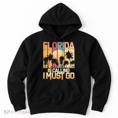 Vintage Florida Is Calling I Must Go Hoodie