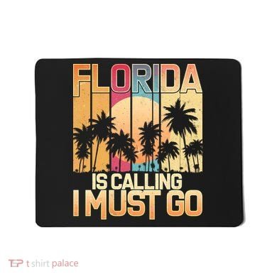 Vintage Florida Is Calling I Must Go Mousepad