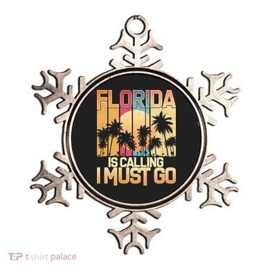 Vintage Florida Is Calling I Must Go Ornament