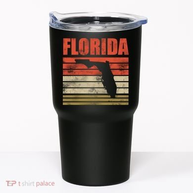 Vintage Florida State Map Tumbler
