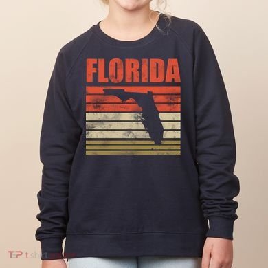 Vintage Florida State Map Women's Sweatshirt