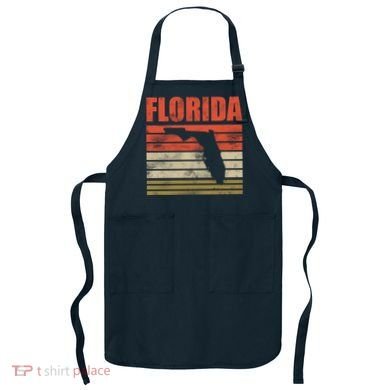 Vintage Florida State Map Apron