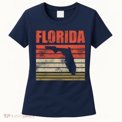 Vintage Florida State Map Women's T-Shirt