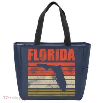 Vintage Florida State Map Tote Bag