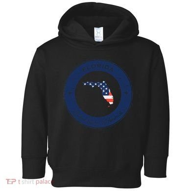 Vintage Florida USA Badge Toddler Hoodie