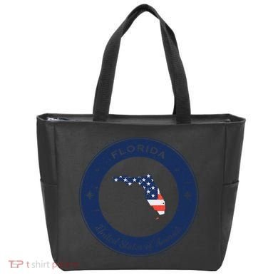Vintage Florida USA Badge Tote Bag