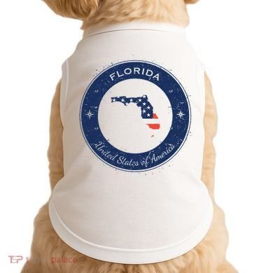 Vintage Florida USA Badge Doggie Tank