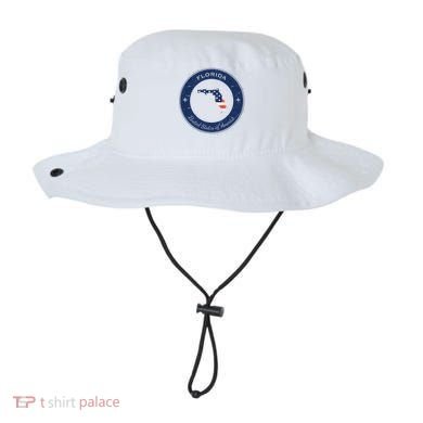Vintage Florida USA Badge Bucket Hat