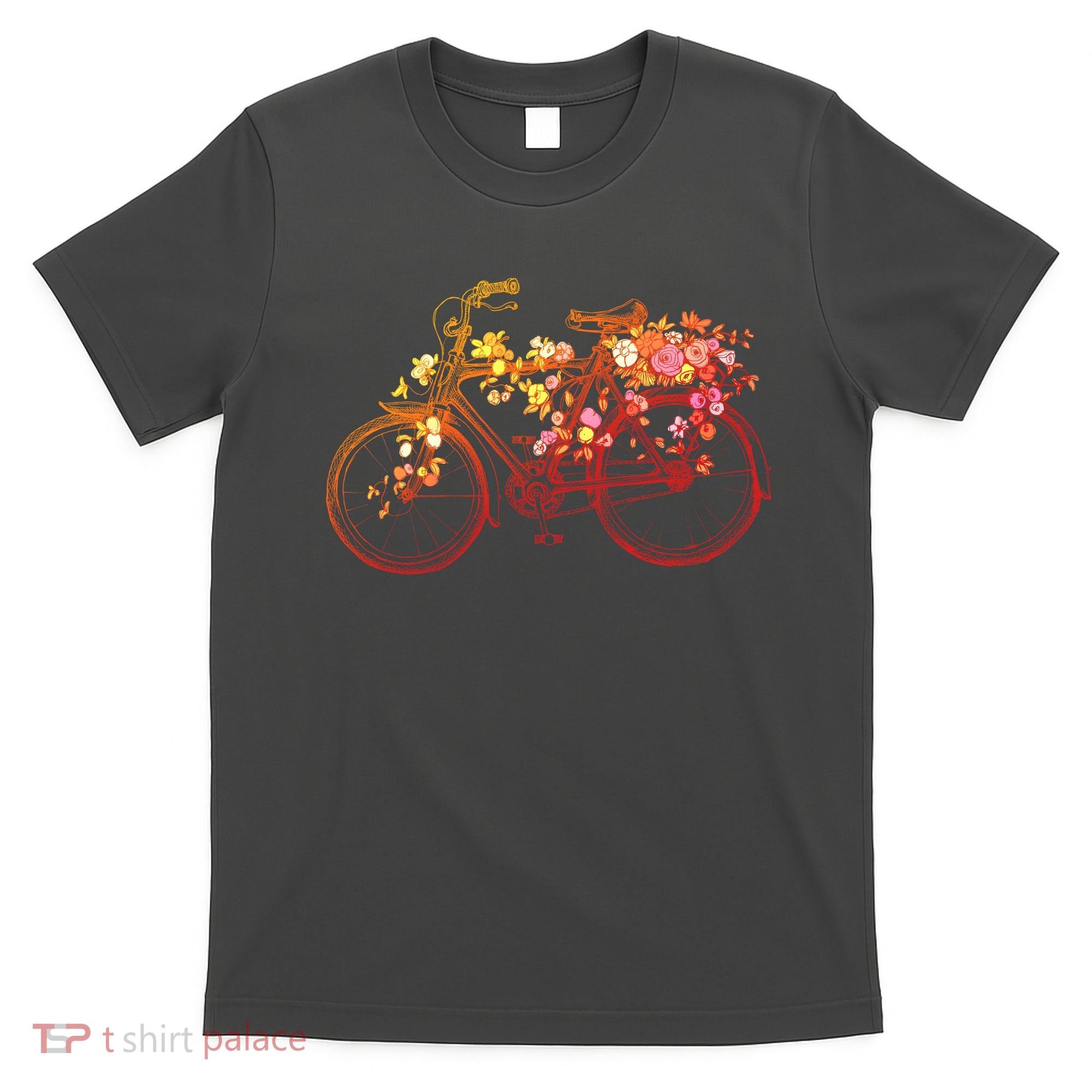 Vintage Flower Bicycle  T-Shirt