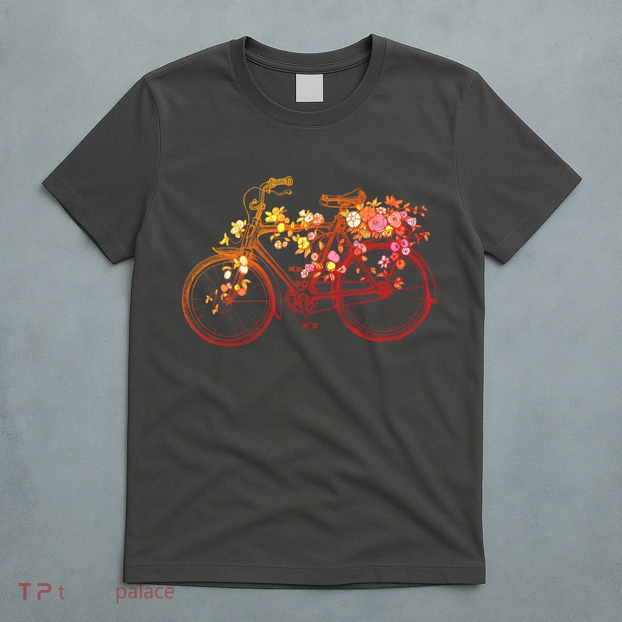 Vintage Flower Bicycle  T-Shirt