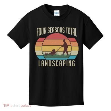 Vintage Four Seasons Total Landscaping Kids T-Shirt