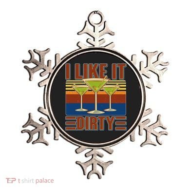 Vintage Funny I Like It Dirty Martini Drinks Ornament