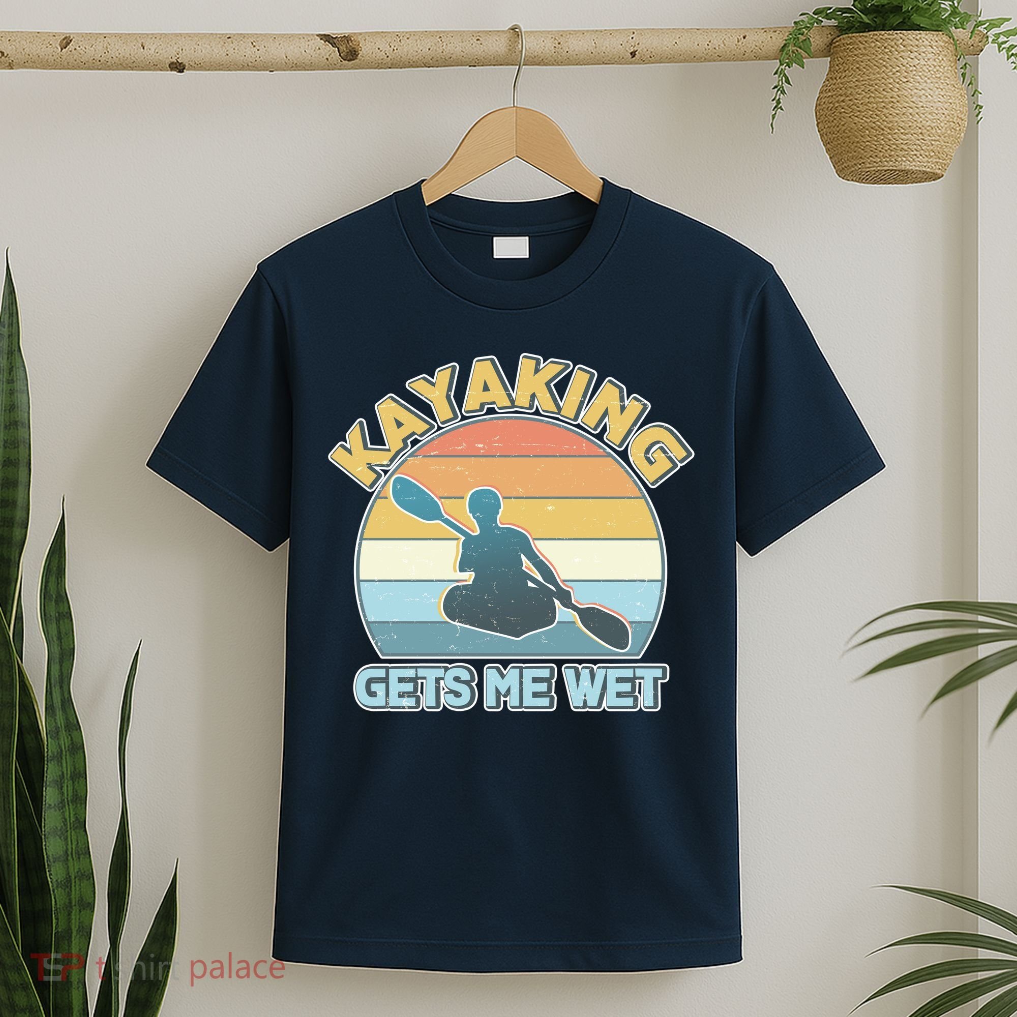 Vintage Funny Kayaking Get Me Wet T-Shirt