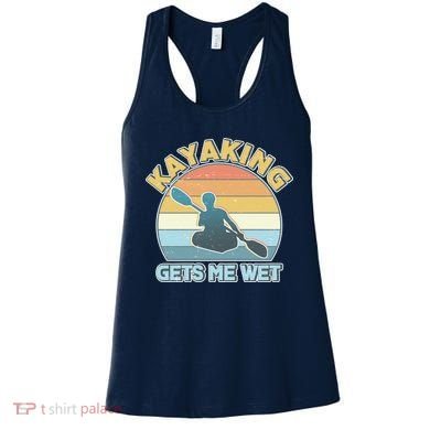 Vintage Funny Kayaking Get Me Wet Women's Tank Top