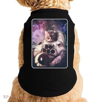Vintage Galaxy Space Astronaut Cat Doggie Tank