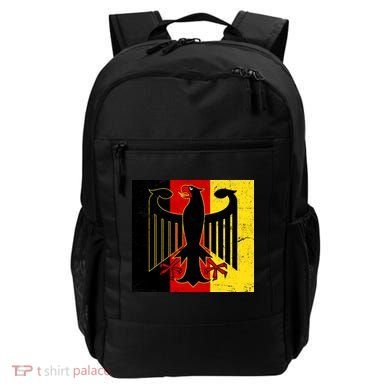 Vintage German Eagle Emblem Flag Backpack