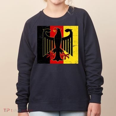 Vintage German Eagle Emblem Flag Women's Sweatshirt