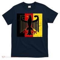 Vintage German Eagle Emblem Flag T-Shirt thumb 0