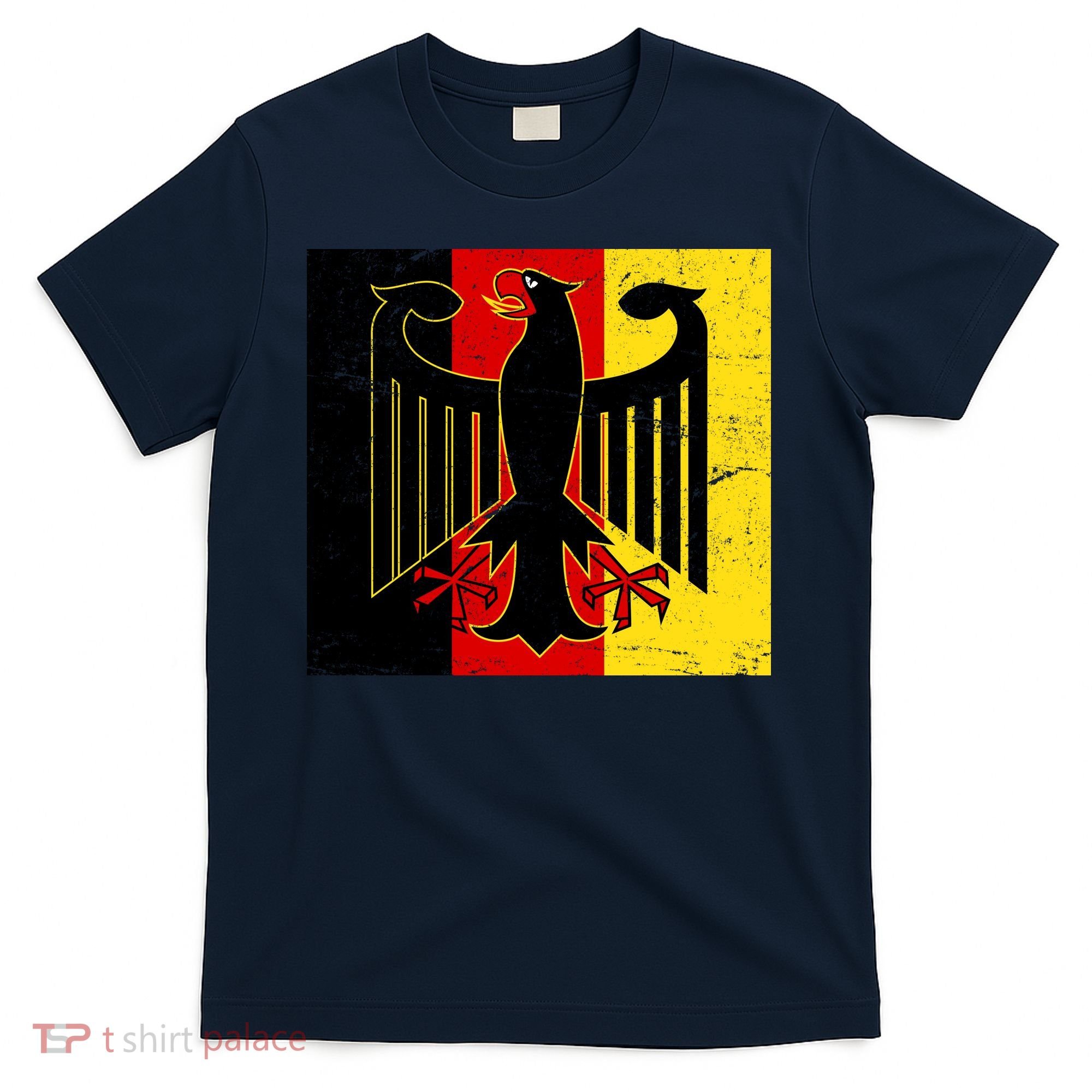 Vintage German Eagle Emblem Flag T-Shirt