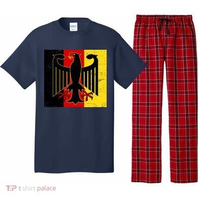 Vintage German Eagle Emblem Flag Pajama Set