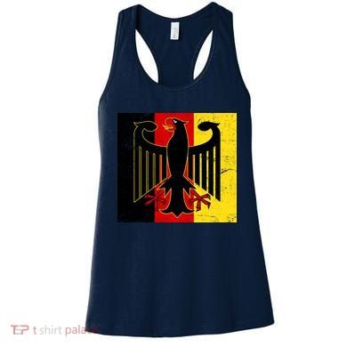 Vintage German Eagle Emblem Flag Women's Tank Top