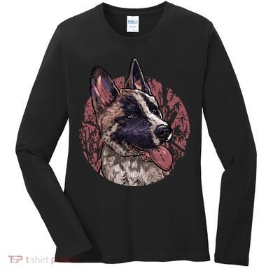 Vintage German Shepherd Women's Long Sleeve Shirt