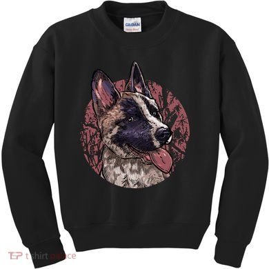 Vintage German Shepherd Kids Sweatshirt