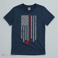 Vintage Golf American Flag USA T-Shirt thumb 5