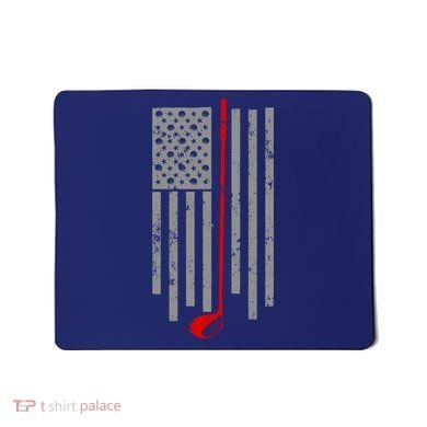 Vintage Golf American Flag USA Mousepad