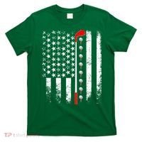 Vintage Golfing American Flag Golf Club T-Shirt thumb 0