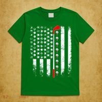 Vintage Golfing American Flag Golf Club T-Shirt thumb 5