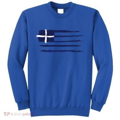 Vintage Greece Flag Sweatshirt