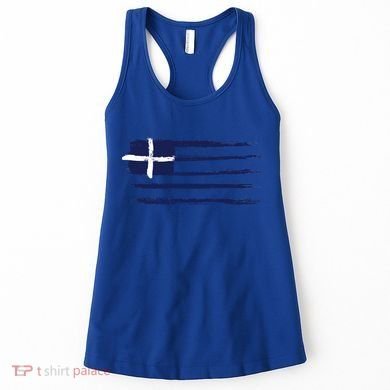 Vintage Greece Flag Women's Tank Top