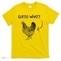 Vintage Guess What Chicken Butt Funny T-Shirt thumb 0