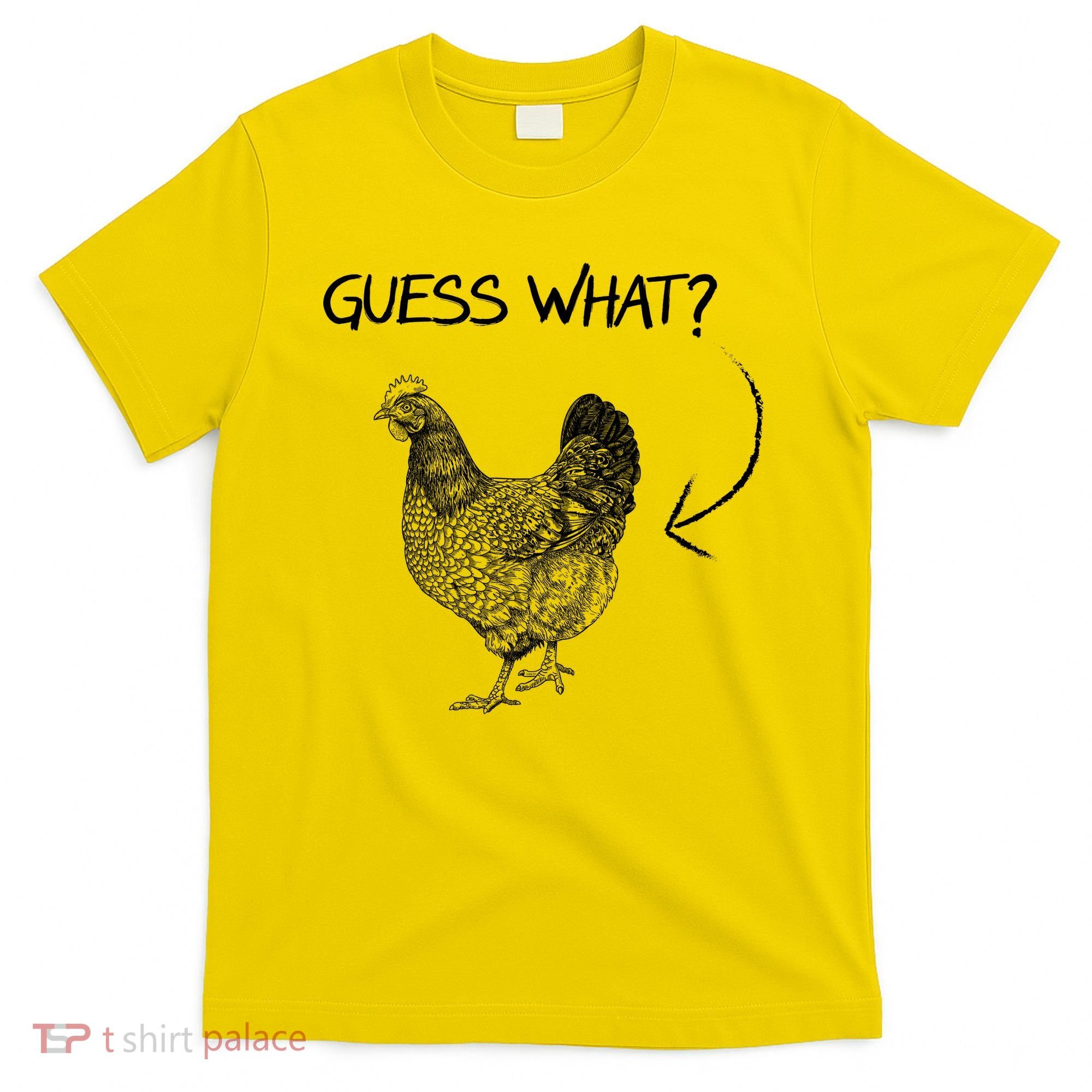 Vintage Guess What Chicken Butt Funny T-Shirt